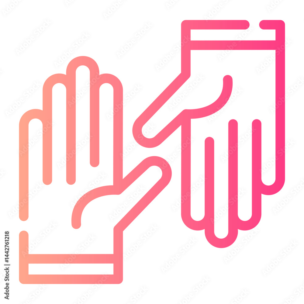 Obraz premium gloves icon