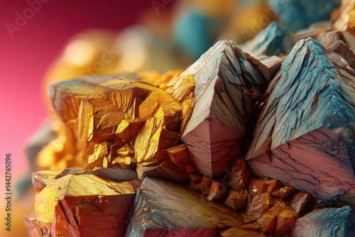 Abstract close-up of colorf...