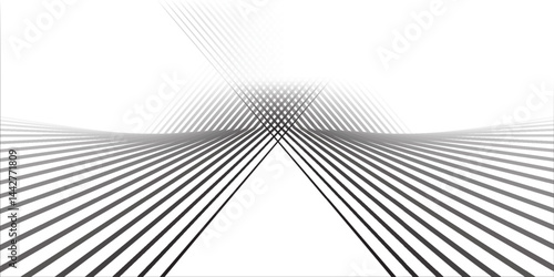 Abstract vector background with black wavy lines. vector modern