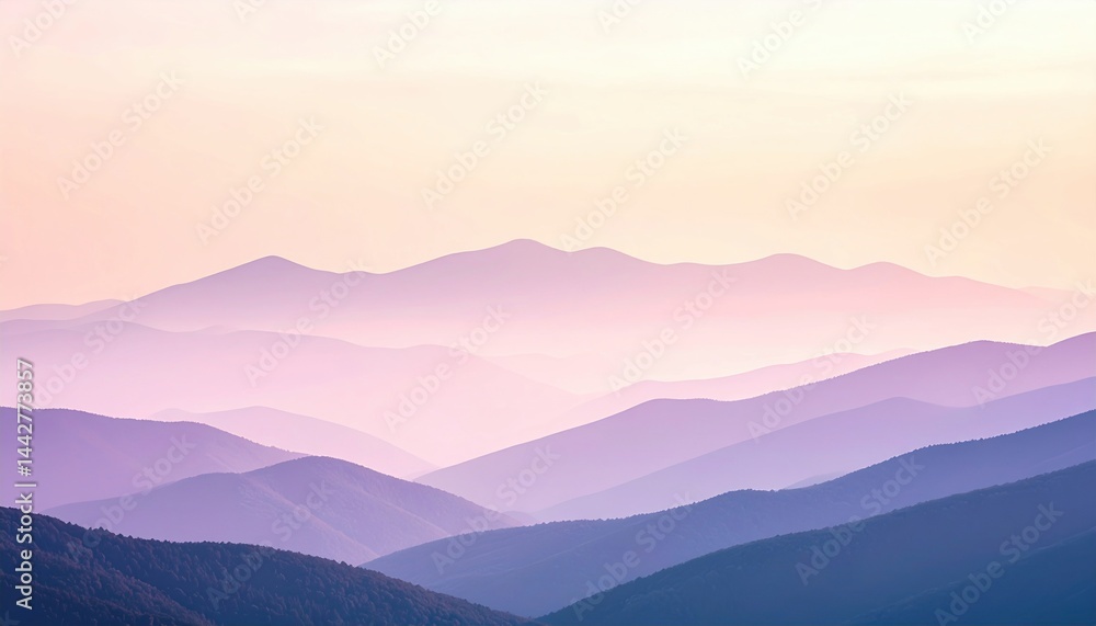 Serene sunrise over layered mountains nature landscape photography tranquil environment aerial perspective scenic beauty Serene sunrise over layered mountains nature landscape photography tranquil environment aerial perspective scenic beauty