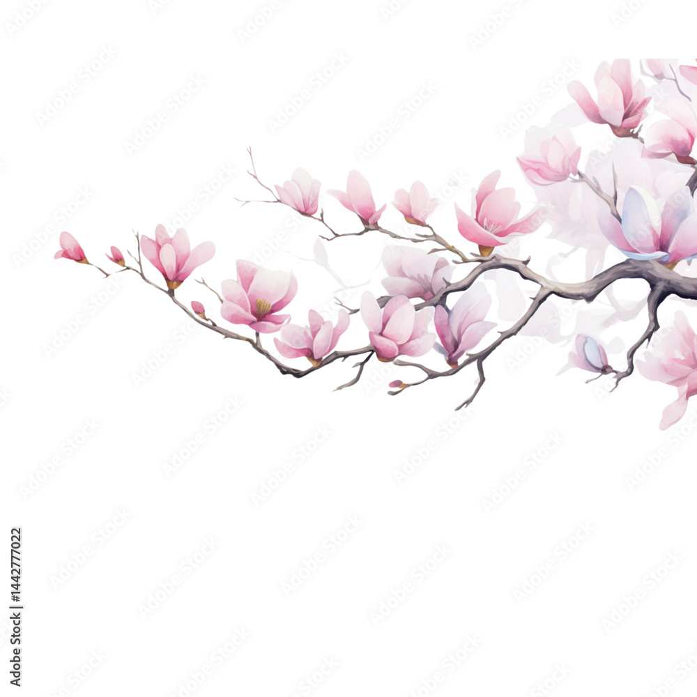 Fototapeta premium pink cherry blossom