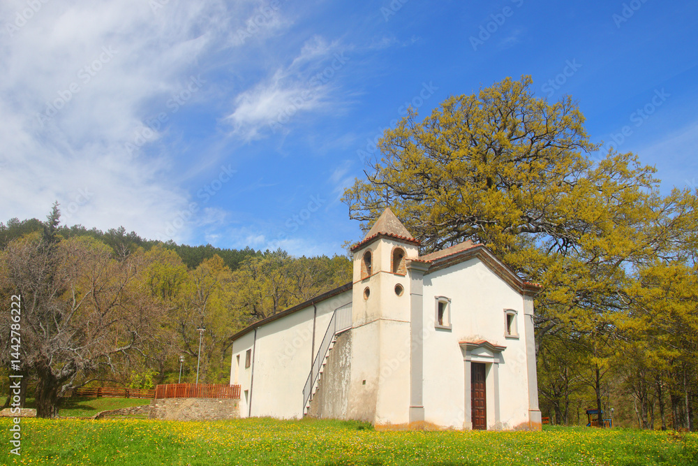 Terranova del Pollino, Santuario Madonna della Pietà (Sanctuary of Our Lady of Mercy), Basilicata, Italy Terranova del Pollino, Santuario Madonna della Pietà (Sanctuary of Our Lady of Mercy), Basilicata, Italy