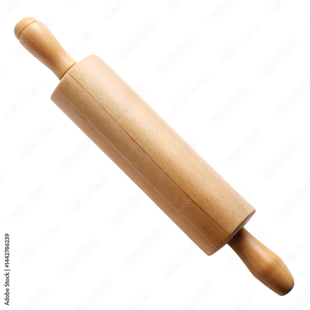 Rolling pin isolated on transparent background Rolling pin isolated on transparent background
