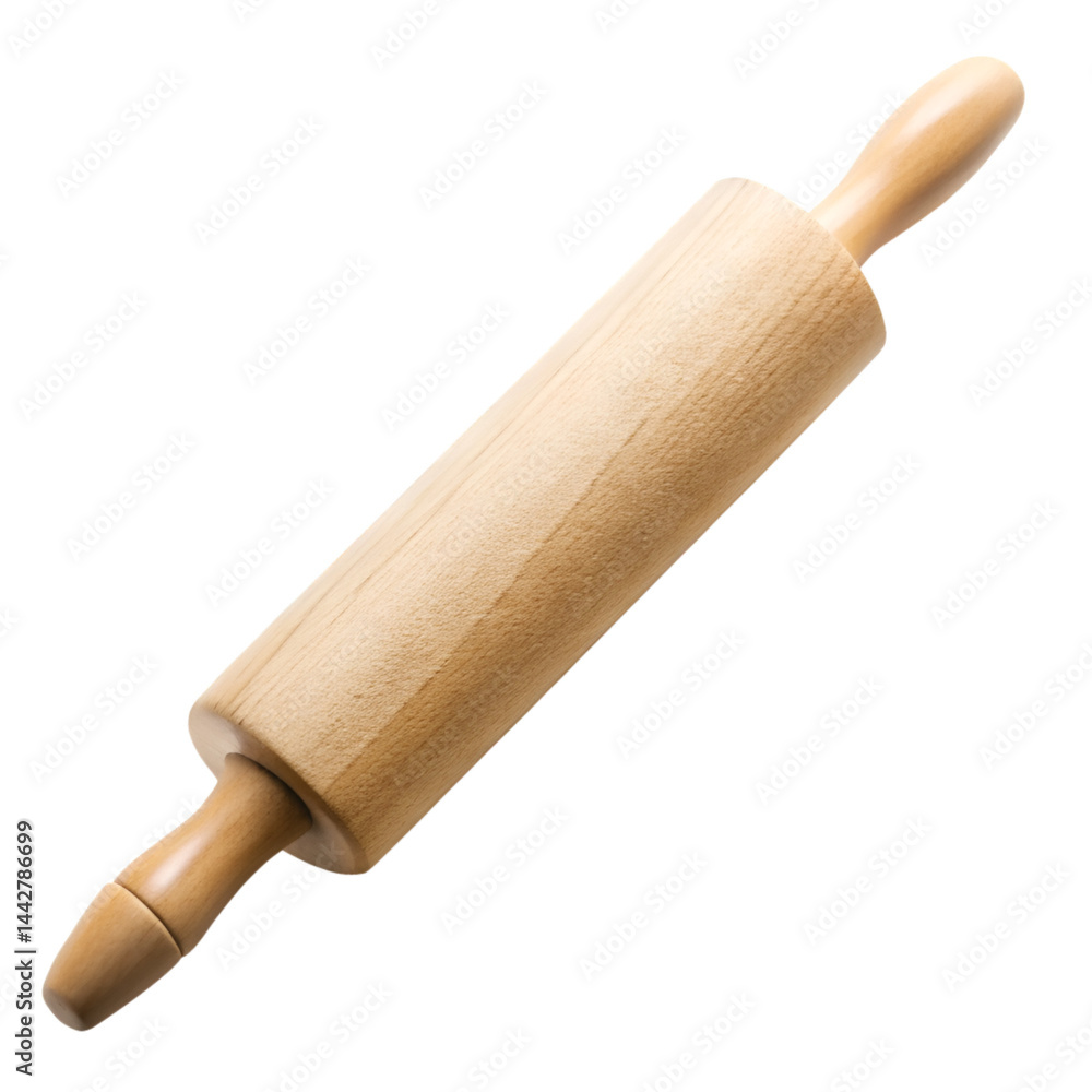 Rolling pin isolated on transparent background Rolling pin isolated on transparent background