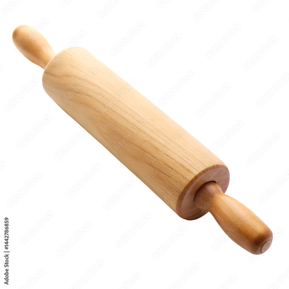 Rolling pin isolated on transparent background Rolling pin isolated on transparent background