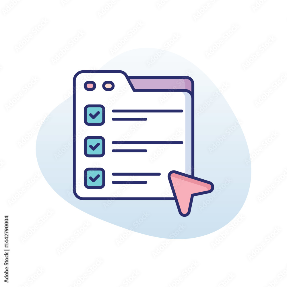 Quiz Vector icon Quiz Vector icon