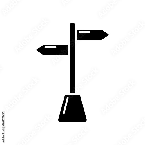Icon a directions, isolated against a clean background.