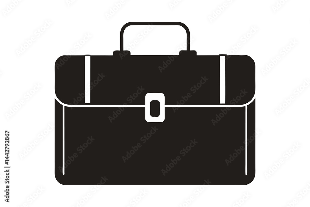 Briefcase icon vector, Suitcase symbol vector illustration isolated on white background Briefcase icon vector, Suitcase symbol vector illustration isolated on white background