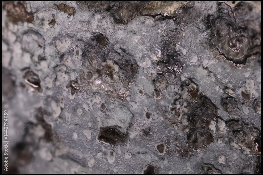 Naklejka premium Rough Metal Texture with Pitting After Rust Removal