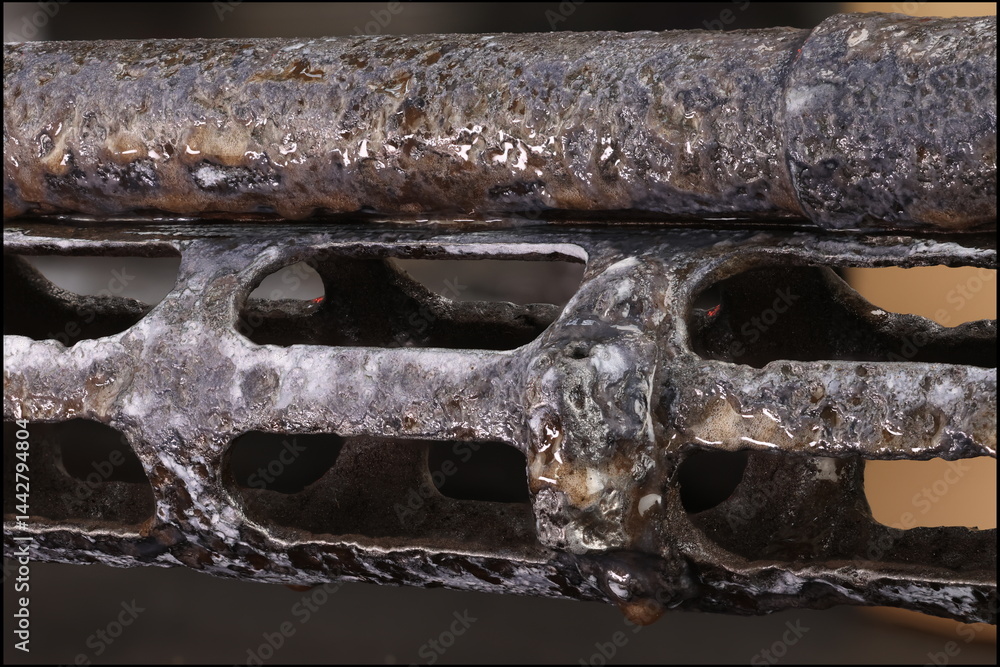 Fragment of Large-Caliber Barrel from Vintage Heavy Weapon