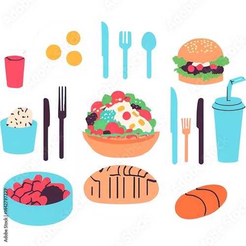 fast food icons