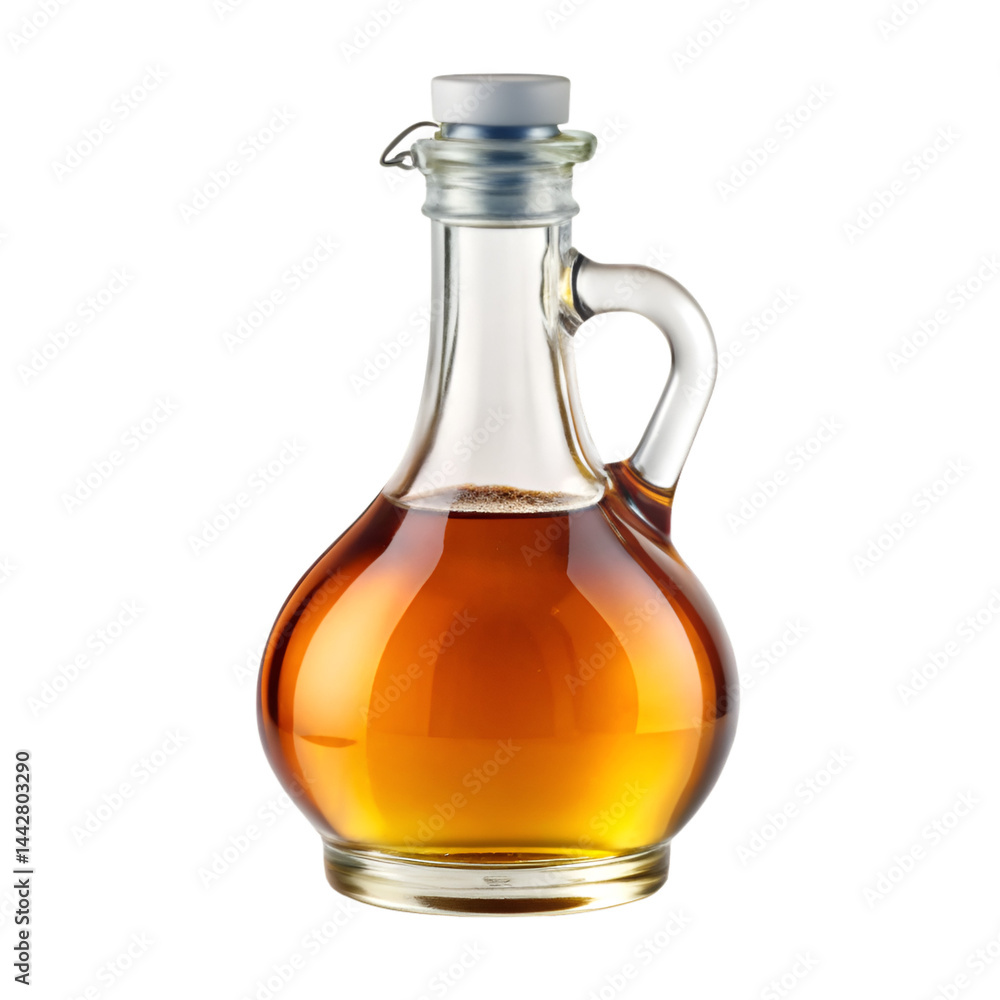 Vinegar bottle isolated on transparent background Vinegar bottle isolated on transparent background