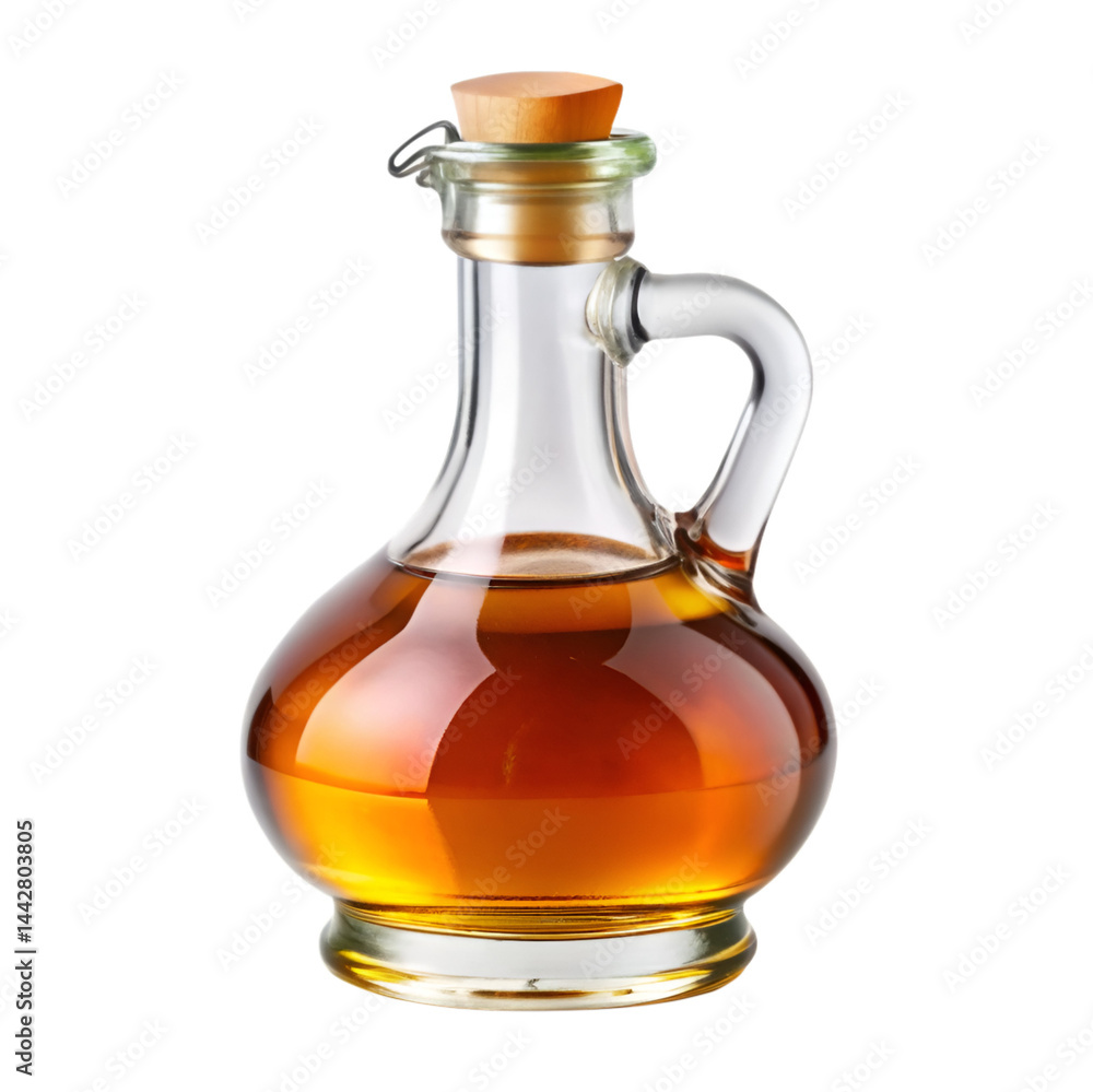 Vinegar bottle isolated on transparent background Vinegar bottle isolated on transparent background