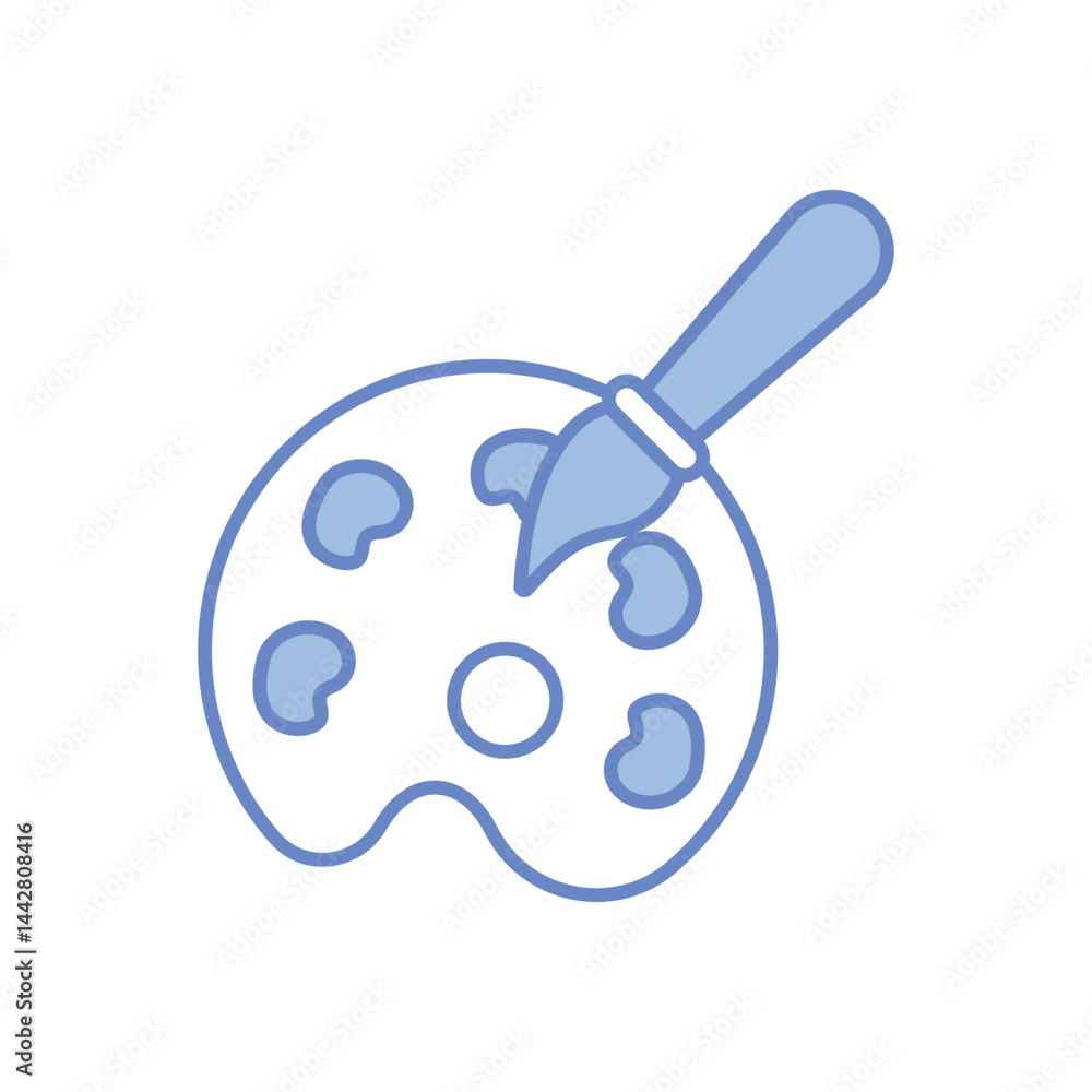 Palette  Vector icon
