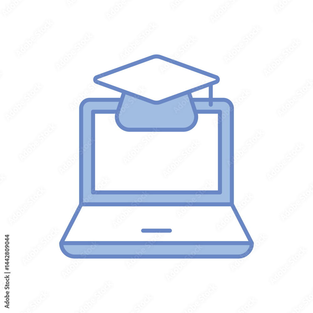 Online Learning Vector icon Online Learning Vector icon