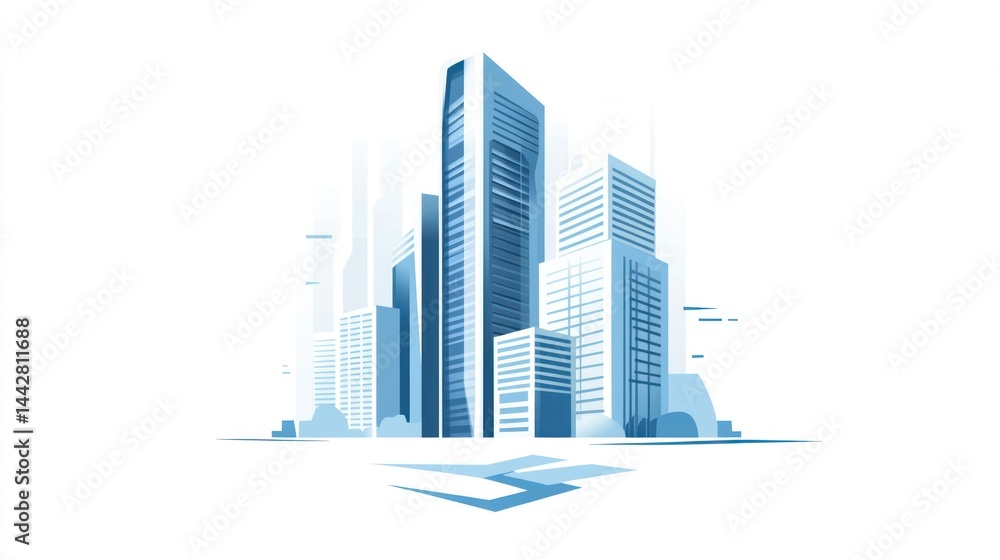 Obraz premium Cityscape Illustration (1)