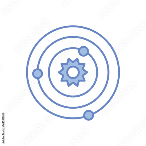 Solar System Vector icon