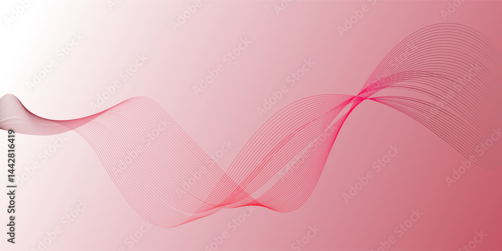 Abstract light white wave lines on soft pink background. You can use for ad, poster, template, business presentation. eps 10 Abstract light white wave lines on soft pink background. You can use for ad, poster, template, business presentation. eps 10