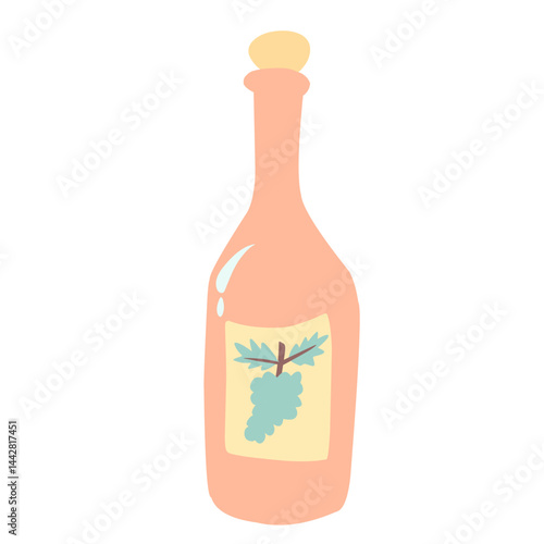 Picnic basket vector illustration for garden party