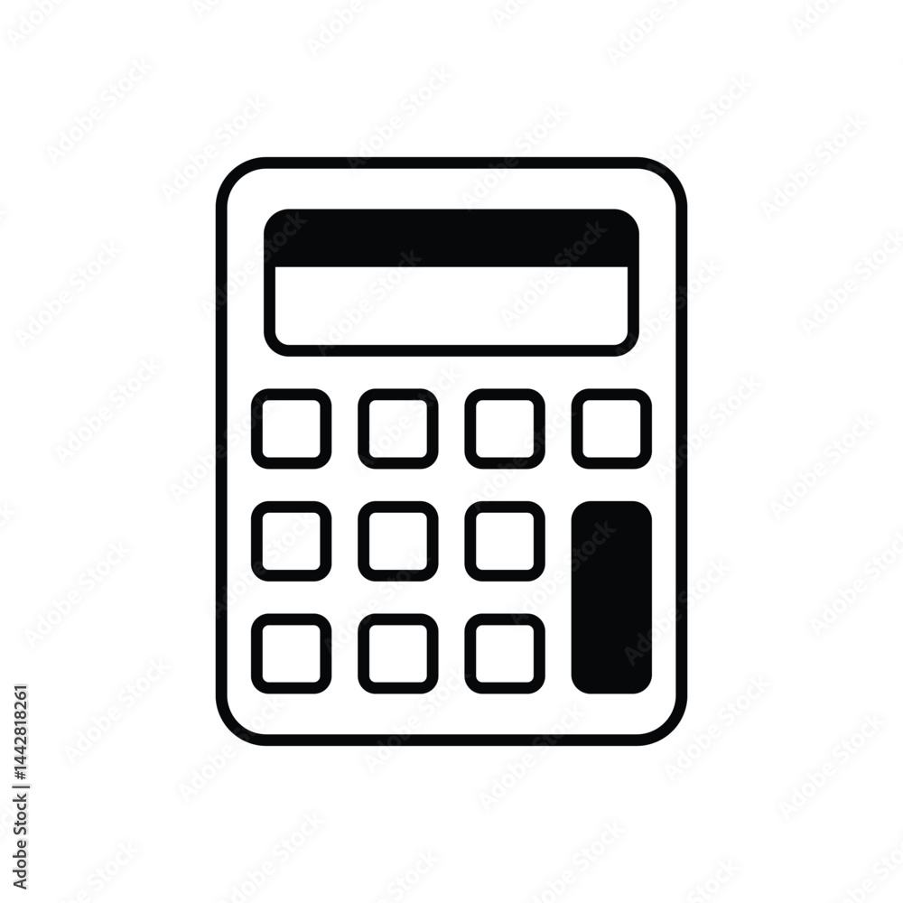 Calculator Vector icon Calculator Vector icon
