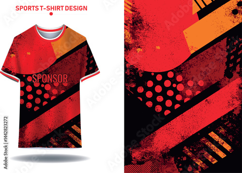 Soccer jersey design for sublimation