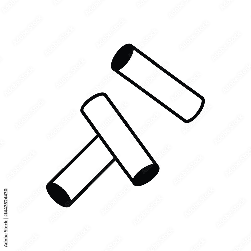 Chalk Vector icon Chalk Vector icon