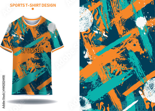 Soccer jersey design for sublimation