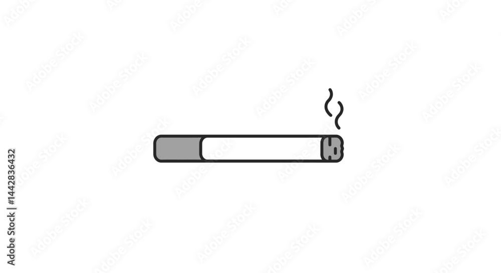 Gray and White Rectangular Toggle Switch Graphic Gray and White Rectangular Toggle Switch Graphic