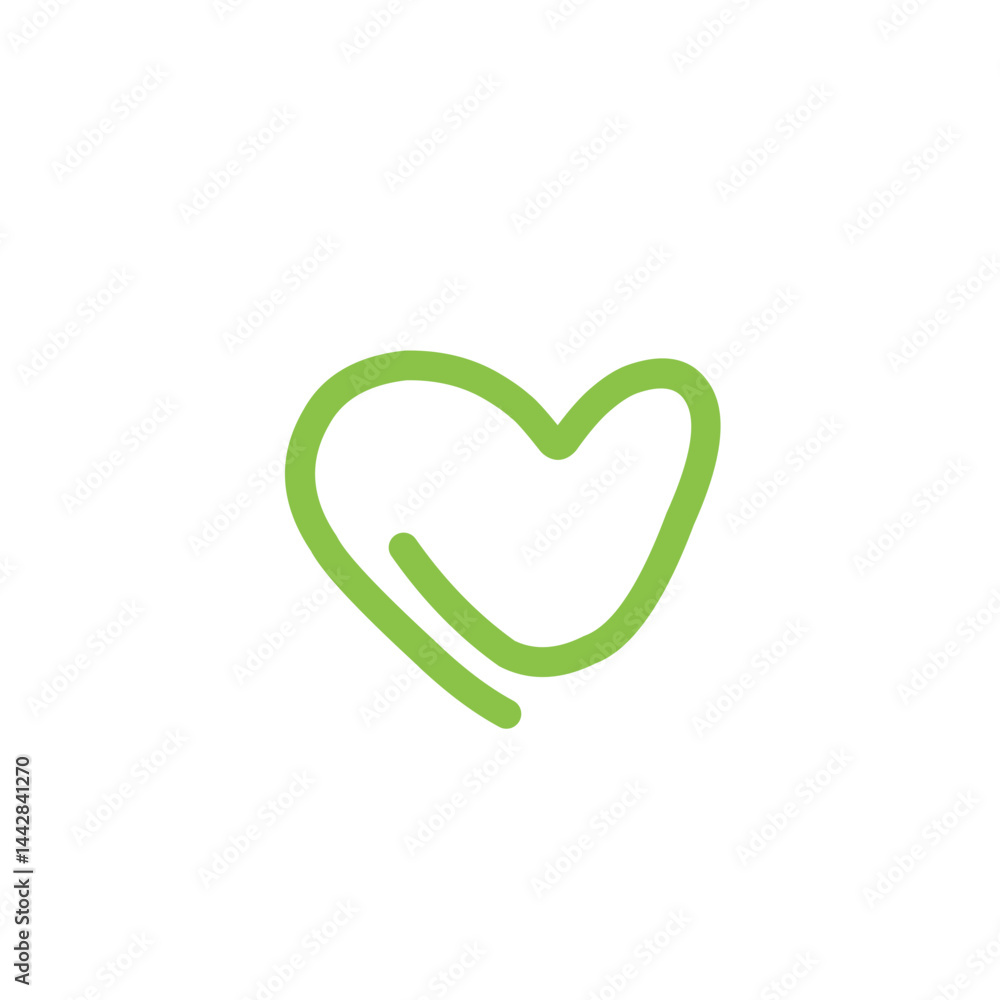 green paper clip
