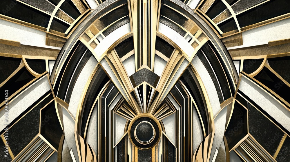 Art deco style isolated on white background Art deco style isolated on white background