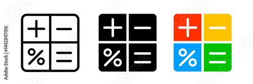calculator icon. calculator app icon