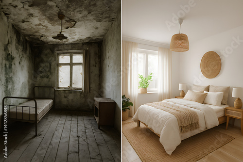 Before and After Bedroom Renovation