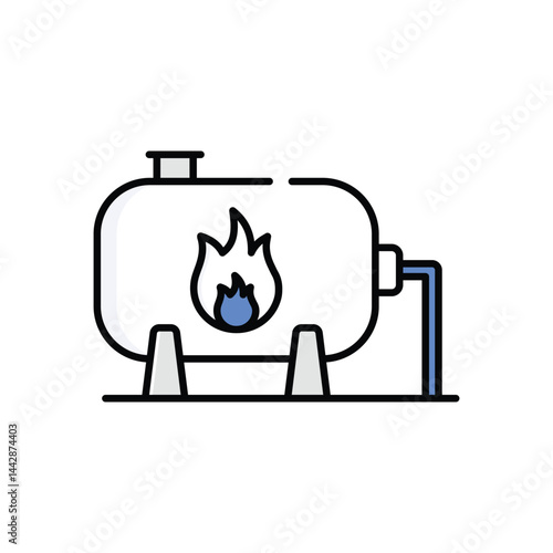 Gas Storage Vector icon