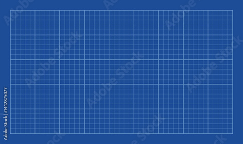 Blue cutting mat isolated on transparent background, cut out