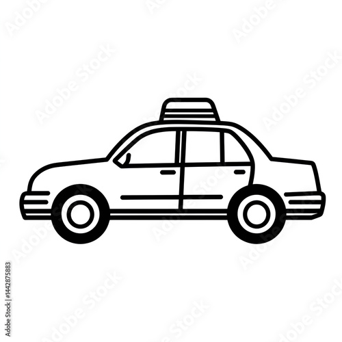 police car vector illustration
