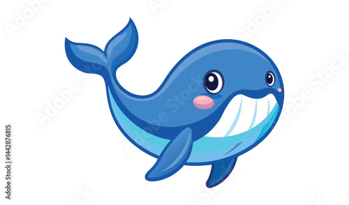 blue whale cartoon