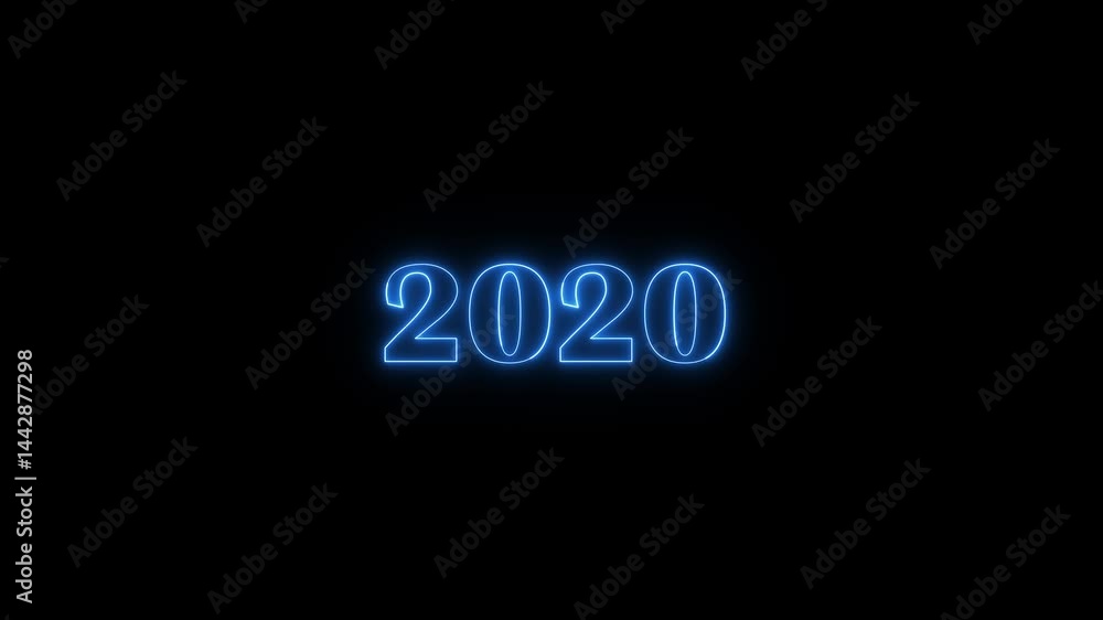 2020 new year celebration neon background. Year 2020 neon sign background new year resolution concept. 2020 2020 new year celebration neon background. Year 2020 neon sign background new year resolution concept. 2020