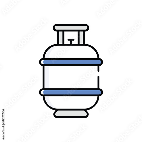Gas Cylinder Vector icon