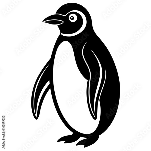 penguin vector on tranparent background
