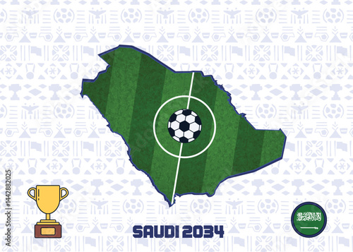 Saudi Arabia's map for hosting the 2034 World Cup