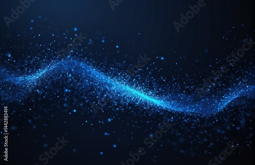 Wallpaper Mural 空間, 空, 星, 光, 夜, 銀河, ユニバース, 暗い, 青, 水, 星, パーティクル, 背景, モーション,  Torontodigital.ca