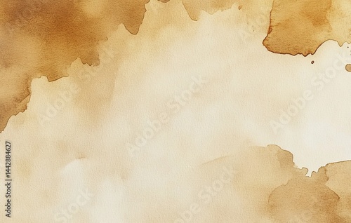 Wallpaper Mural Vintage parchment paper with water stains on beige background. Torontodigital.ca
