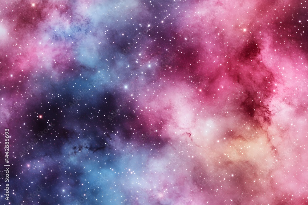 Cosmic Nebula Space Background Pink Blue Purple Starry Night Sky Cosmic Nebula Space Background Pink Blue Purple Starry Night Sky