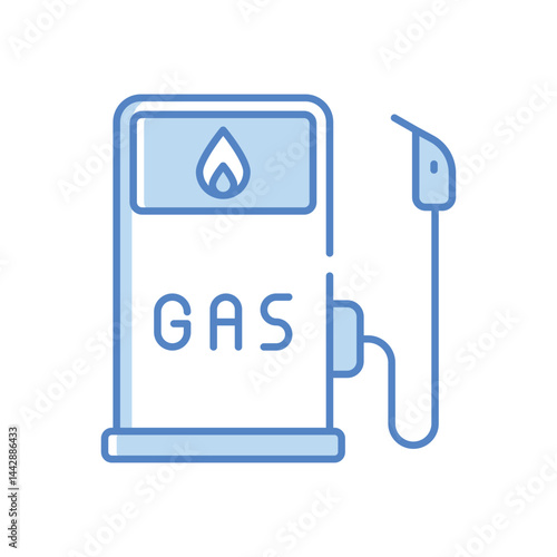Gas Liter Price  Vector icon