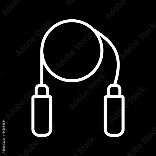 Jump Rope Vector Icon