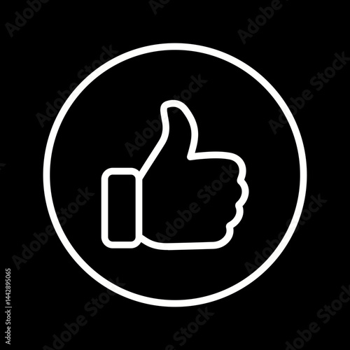 Thumbs Up Vector Icon