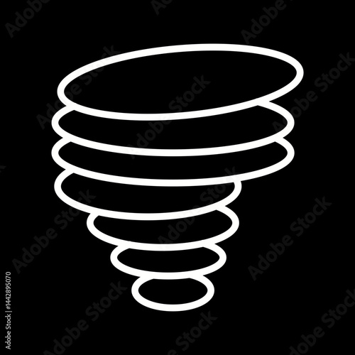 Tornado Vector Icon