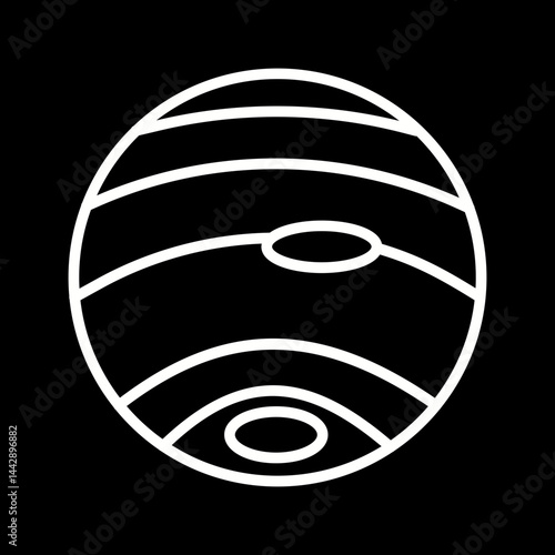 Neptune Vector Icon