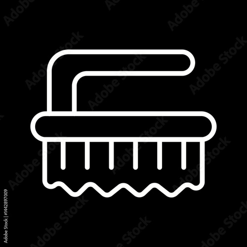 Scrub Brush Vector Icon