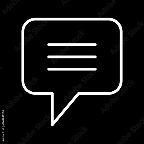 Comment Box Vector Icon